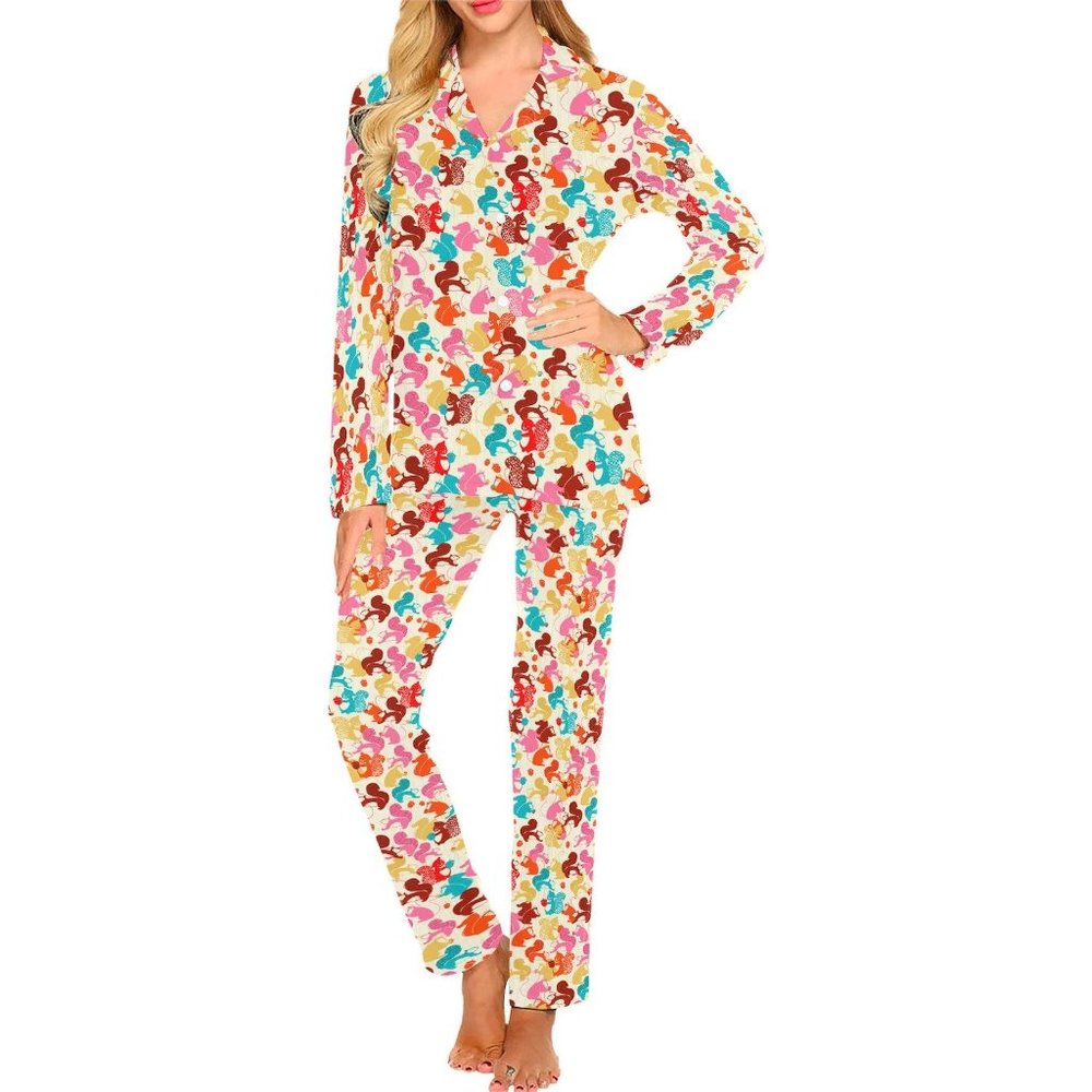 RARE Taylor Swift Squirrel Pajama Matching Set Small WANGEBT The Eras Tour 2012 - Picture 2 of 8